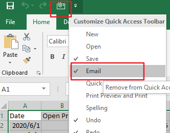 <b>Excel如何以附件或邮件正文形式发送当前工作表</b>