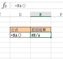 <b>Excel NA 函数 使用实例教程</b>