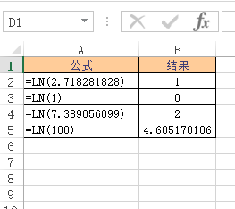 <b>Excel LN 函数 使用实例教程</b>