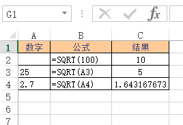 <b>Excel SQRT 函数 使用实例教程</b>