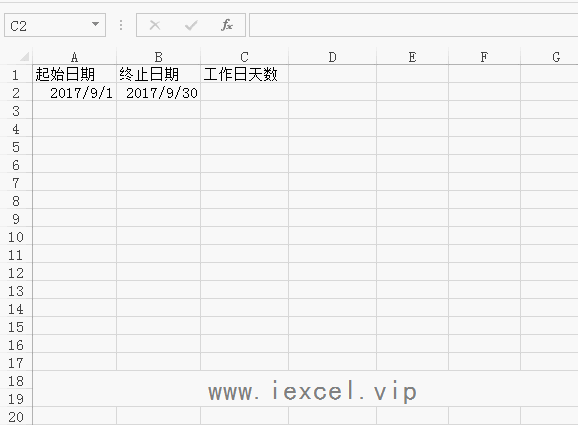 <b>Excel 新增函数 NETWORKDAYS.INTL 使用基础纣</b>