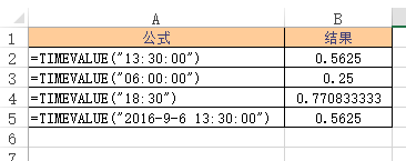 <b>Excel TIMEVALUE 函数 使用实例教程</b>