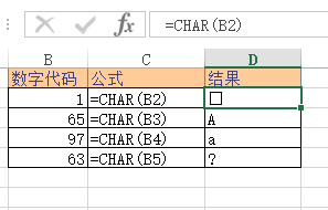 <b>Excel CHAR 函数 使用教程</b>